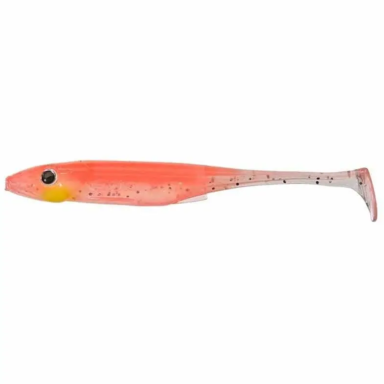 Preferatul clienților Shad Gunki Whiz 100, UV Laser Pink, 5buc