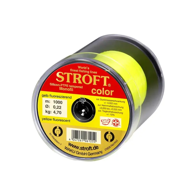 Ofertă Fir Stroft Color, Galben fluorescent, 0.22mm, 1000m