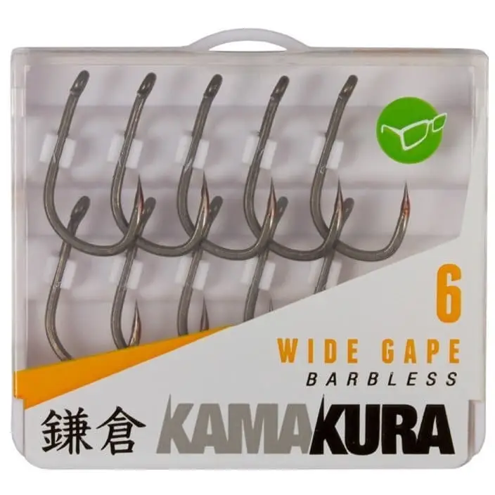 Reduceri Carlige Korda Kamakura Wide Gape Barbless, 10buc