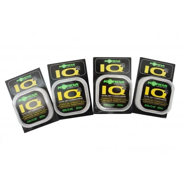 Fir Fluorocarbon Korda IQ2 Extra Soft, 20m Ofertă specială