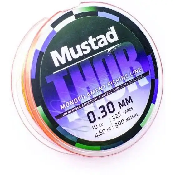 Fir Mustad Thor, Orange, 0.18mm, 110m Disponibil imediat