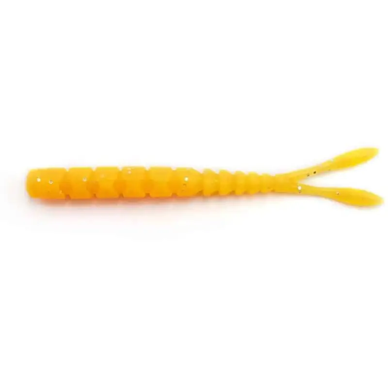 Grub Mustad Aji Micro Pilo, Orange Glow Glitter, 5cm, 15buc Preț redus