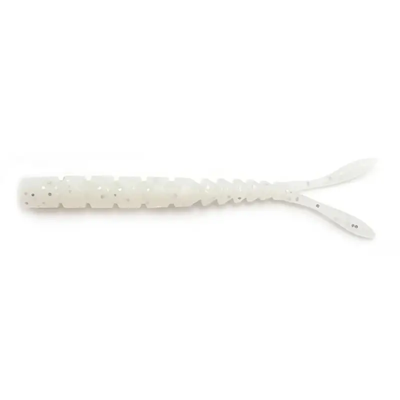 Grub Mustad Aji Micro Pilo, White Glow Glitter, 5cm, 15buc Comandă acum