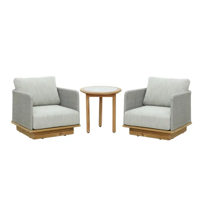 Promoție HIDEAWAY Set mobilier terasă/grădină, 2 fotolii și măsuță