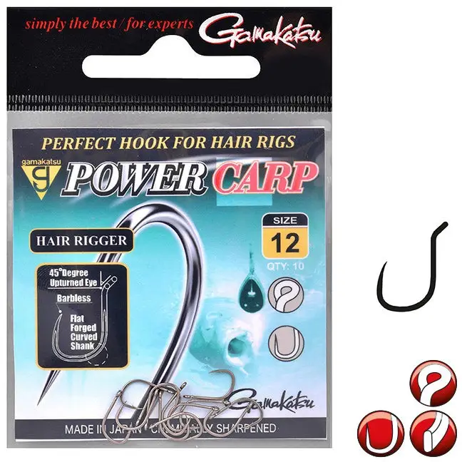 Carlig Gamakatsu Power Carp Hair Rigger, Barbless, 10buc/plic Comandă acum