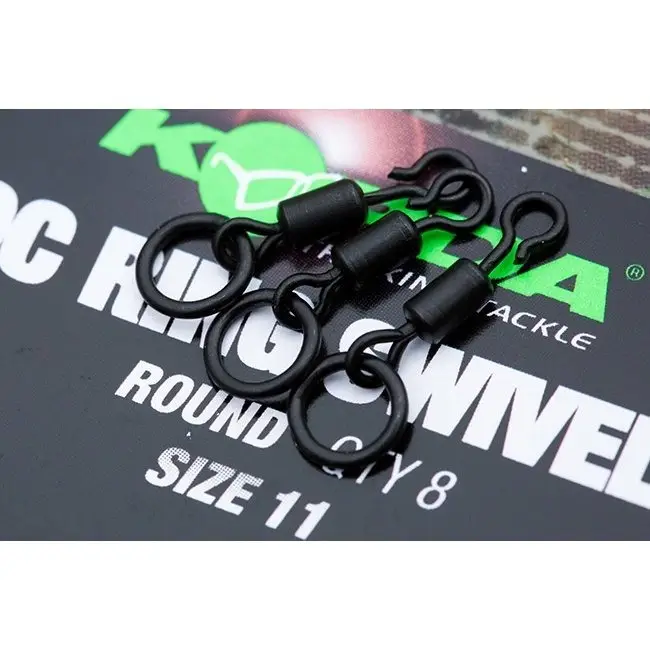 Vartej Rapid cu Anou Korda Quick Change Ring Swivel Round, Nr.11, 8buc/plic Ultima șansă