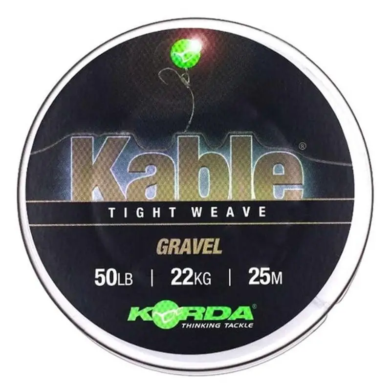 Fir leadcore Korda Kable Tight Weave, Weed, 7m Promoție