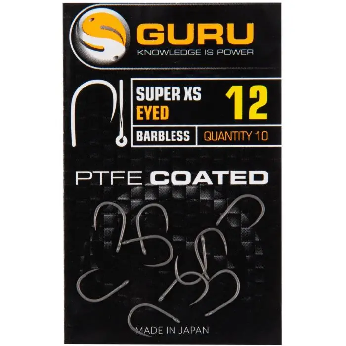 Carlige Guru Super XS Eyed Barbless, 10buc/plic Reducere extra