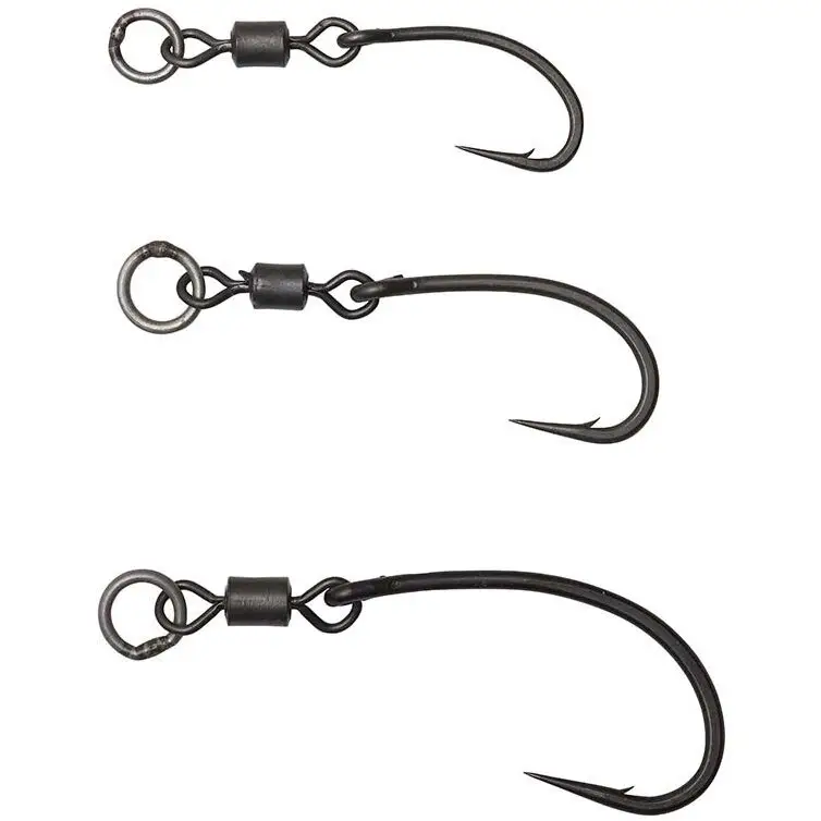 Carlige Prologic Swivel Hooks Curve Shank, 5buc/plic Cumpărături sigure
