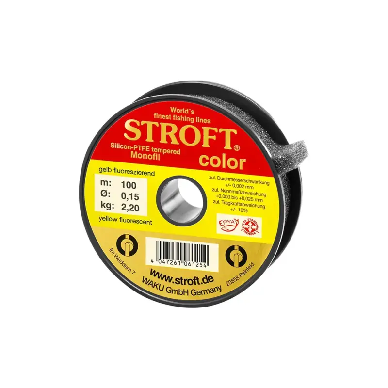 Bestseller Fir Stroft Color, Galben fluorescent, 0.15mm, 100m