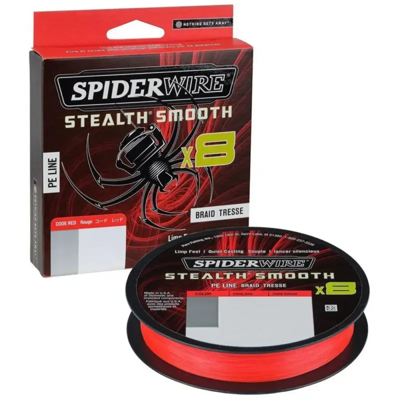 Fir SpiderWire Stealth Smooth 8, Code Red, 0.13mm, 150m Reducere de preț