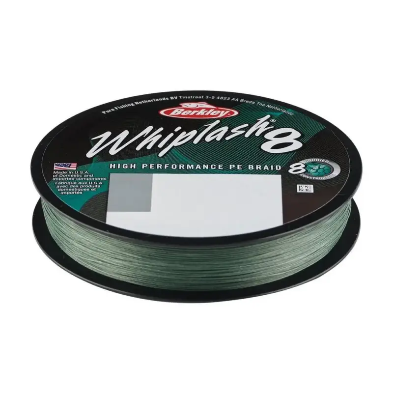 Disponibil imediat Fir Berkley Whiplash 8 PE, Green, 0.16mm, 150m