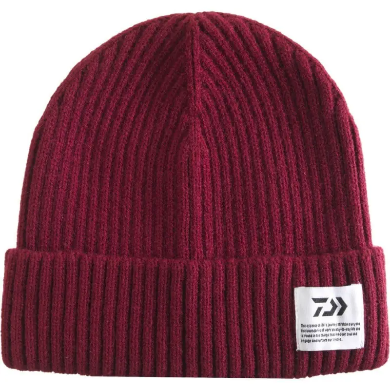 Caciula Daiwa D-Vec Knitted Beanie, Burgundy Transport gratuit