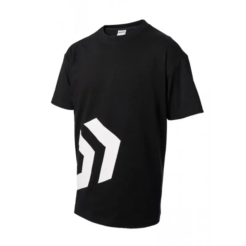 Ofertă specială Tricou Daiwa Angler, Negru Alb