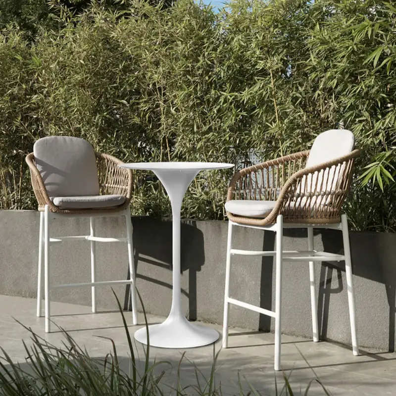 Cumpără acum BARI Set mobilier terasă/grădină, 2 scaune și masă bar
