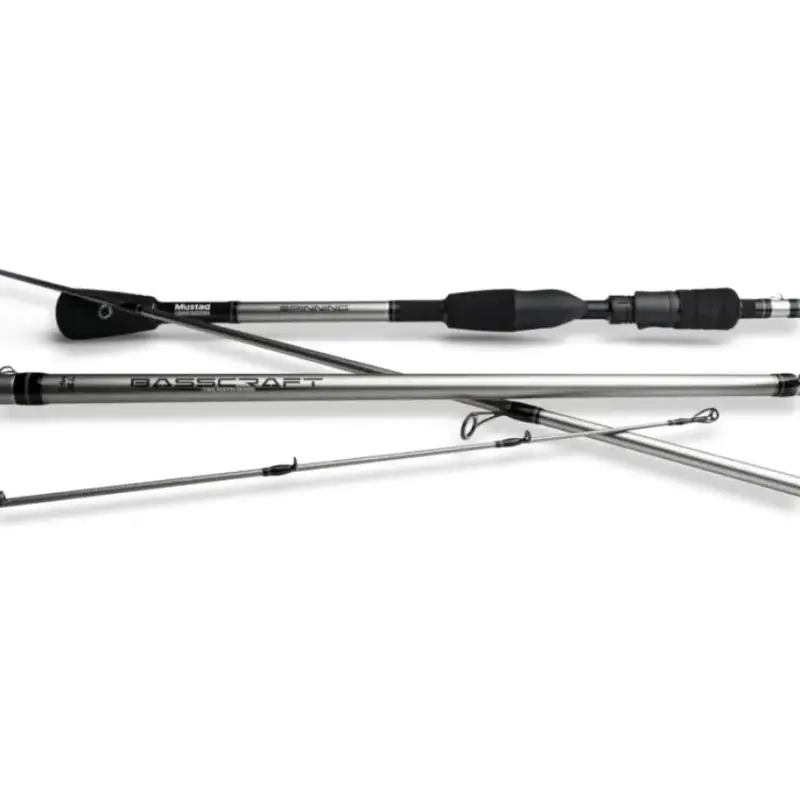 Retur gratuit Lanseta Mustad BassCraft MH Cast, 2seg, 2.20m, 7-28g