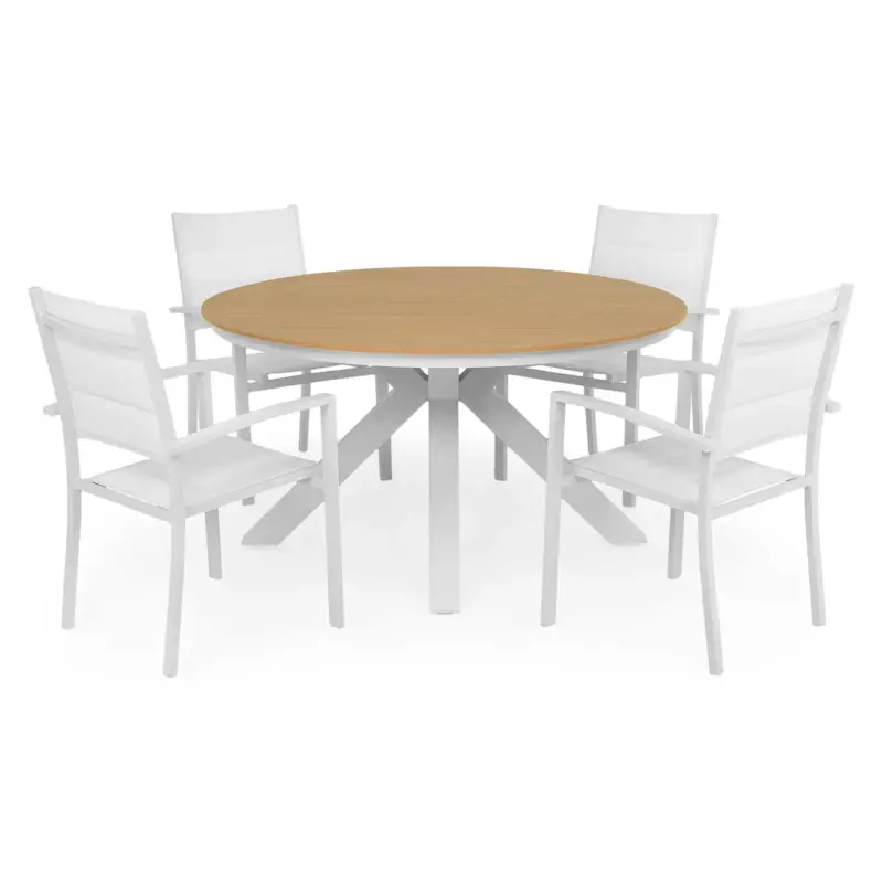 BAHIA/DRESDEN Set mobilier terasă/grădină, 4 scaune și masă Cel mai vândut