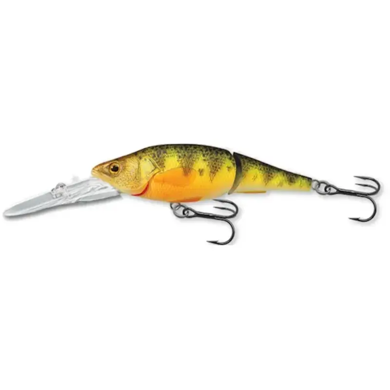 Plată sigură Vobler LiveTarget Yellow Perch Jointed D, Florescent Matte, 7.3cm, 11g
