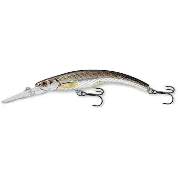 Vobler LiveTarget Rainbow Smelt Banana Bait Deep Dive, Silver Black, 9.1cm, 9g Ofertă limitată