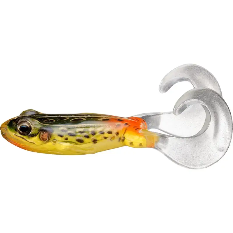 Preț mic Broasca LiveTarget Freestyle Frog, Emerald Red, 9cm, 2buc