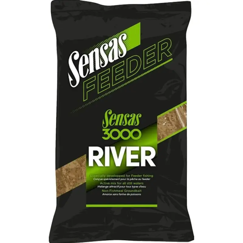 Premium Groundbait Sensas Feeder 3000, River, 1kg