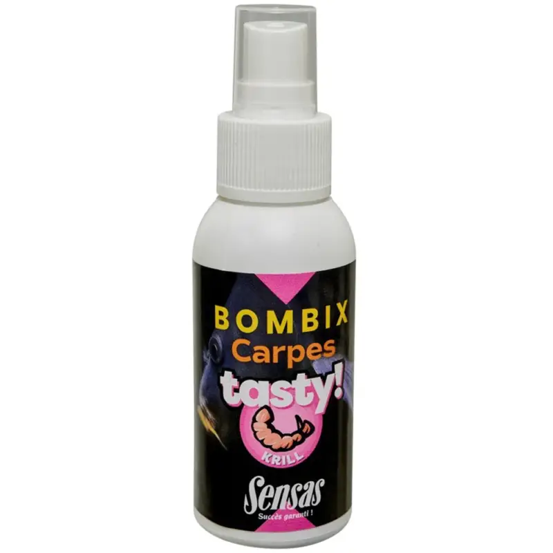 Atractant spray Sensas Bombix Carp Tasty, Krill, 75ml Preț promoțional
