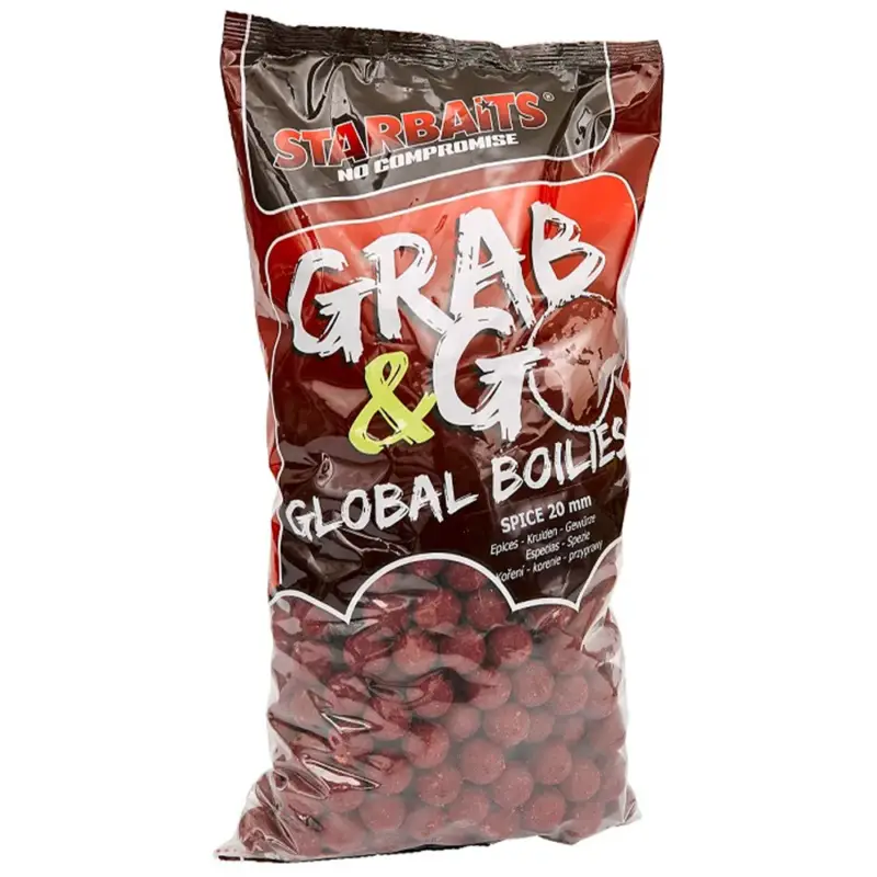 Boilies Starbaits Grab & Go Global, Spice, 24mm, 2.5kg Reducere de preț