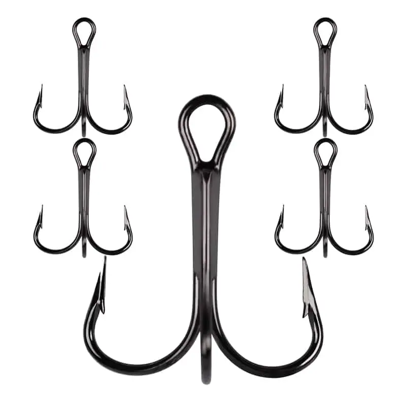 Calitate înaltă Ancora Tripla Scurta Mustad Ultrapoint Nichel, nr.12, 5buc