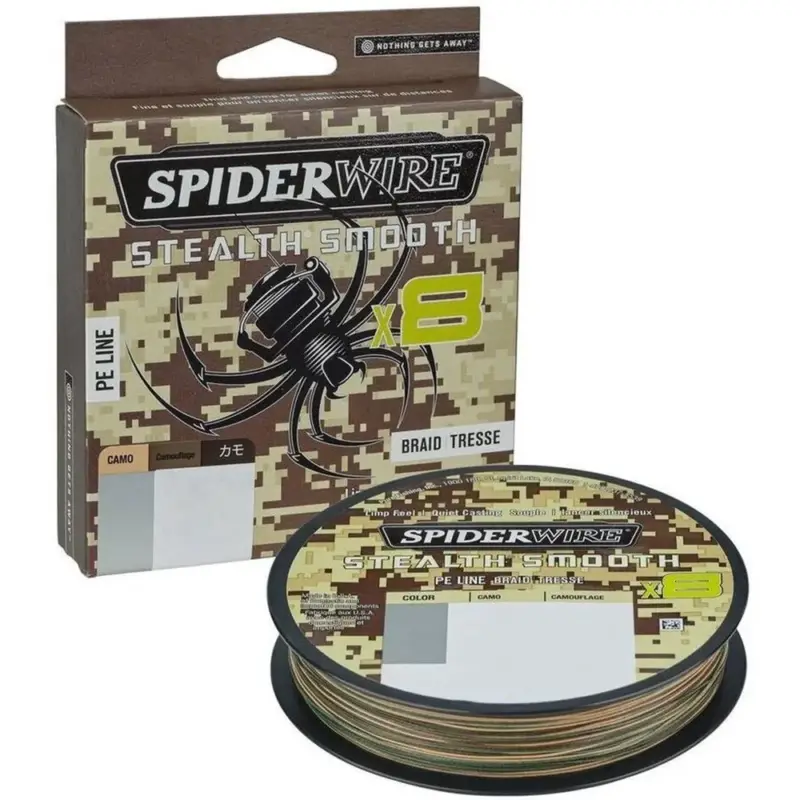 Bestseller Fir SpiderWire Stealth Smooth 8, Camo, 0.05mm, 150m
