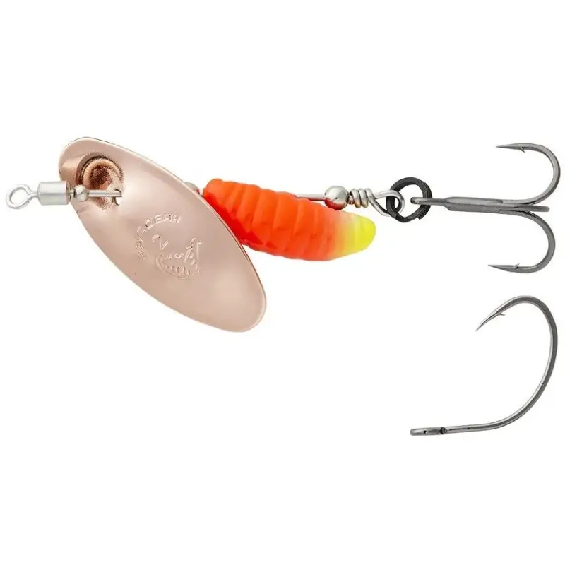 Lingurita rotativa Savage Gear Grub, Copper Red Yellow, nr.2, 5.8g Plată securizată