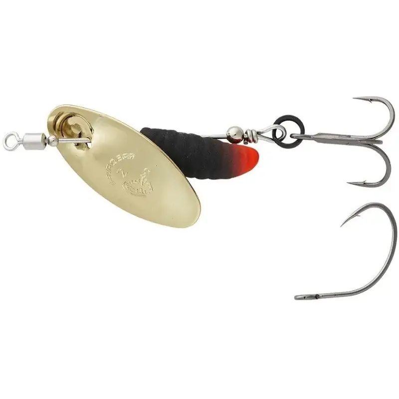 Livrare rapidă Lingurita rotativa Savage Gear Grub, Gold Black, nr.0, 2.2g