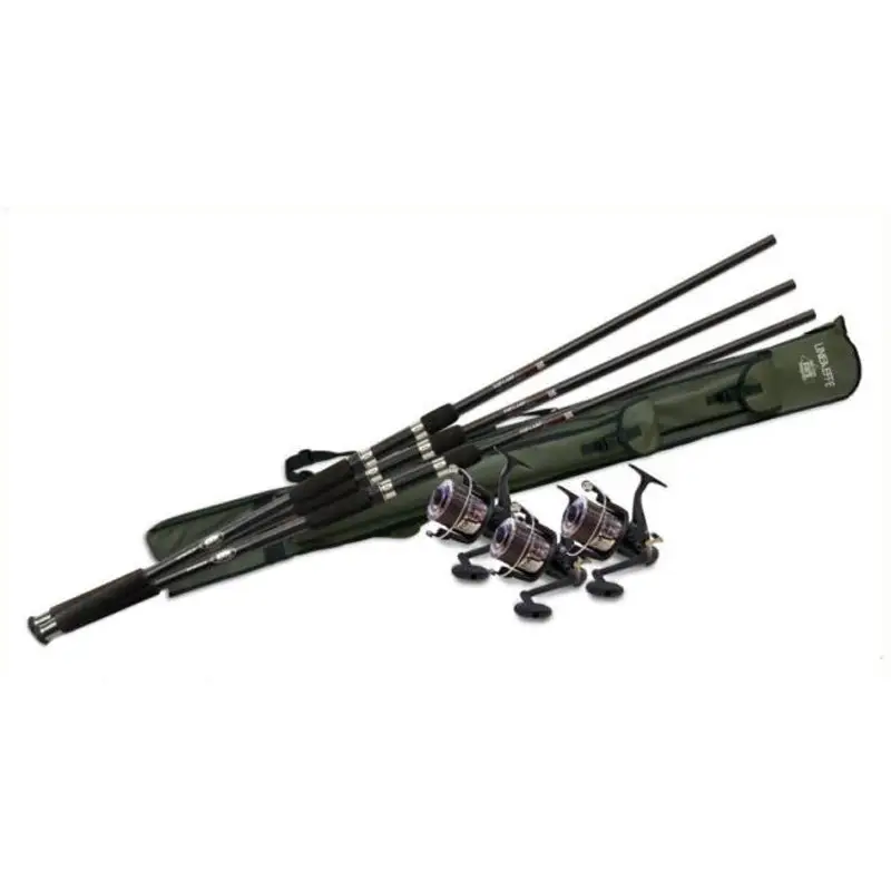 Combo Lineaeffe Top Carp, 3 Lansete + 3 Mulinete + Husa Transport Ieftin