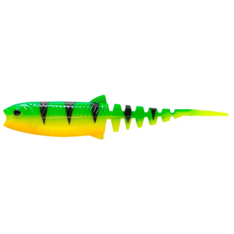 Shad Savage Gear Cannibal Minnow V-Tail, Firetiger, 10cm, 6.5g, 4buc Reducere