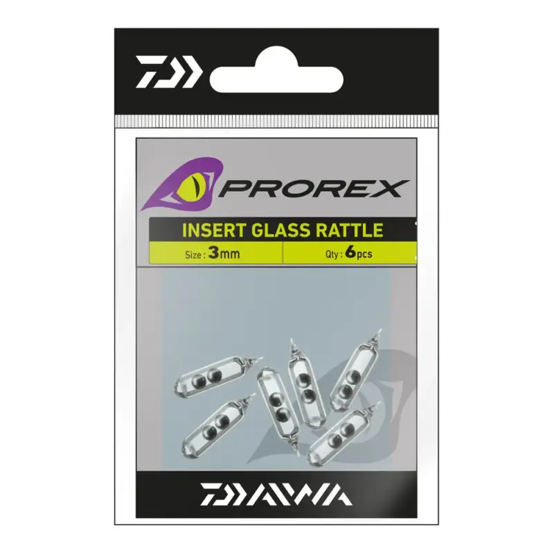 Retur ușor Kit Lesturi Daiwa Prorex Insert Glass Rattle, 7mm, 6buc