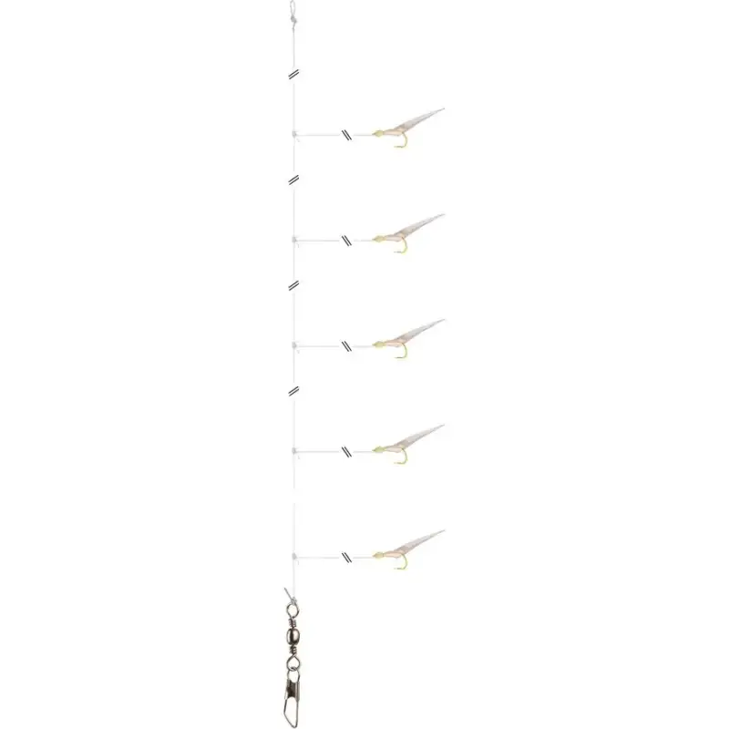 Montura Daiwa GrandWave Herring, Glow, nr.10, 0.40mm, 135cm Plată sigură