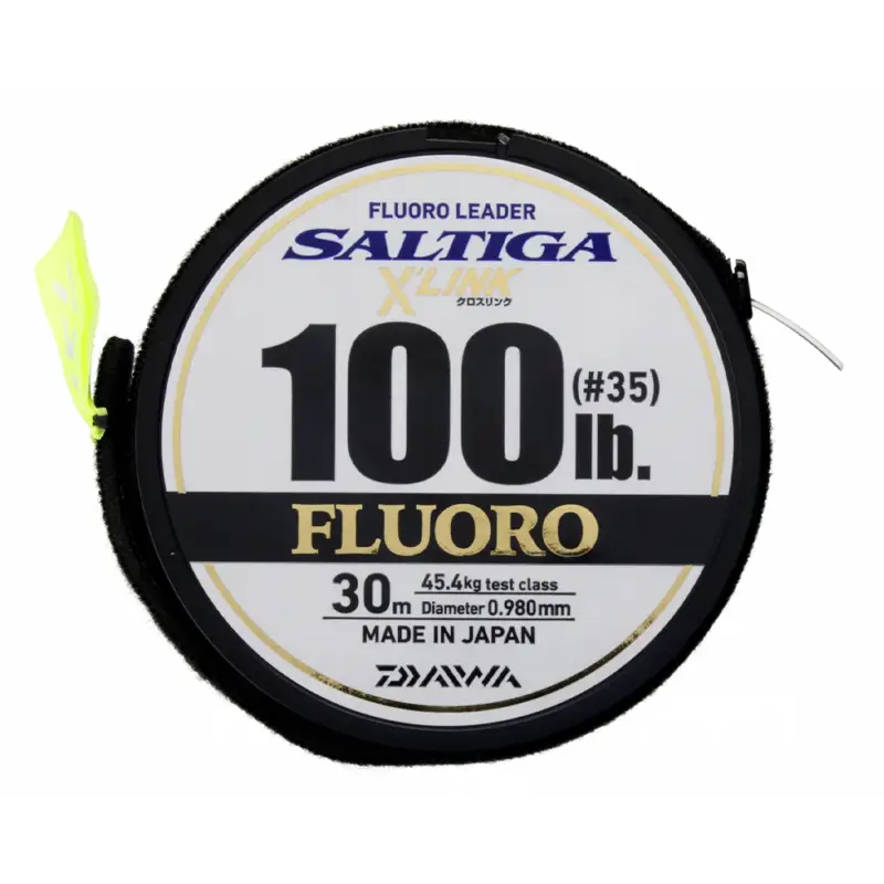 Fir Daiwa Saltiga X’Link Fluorocarbon Leader, 0.28mm, 30m Retur ușor