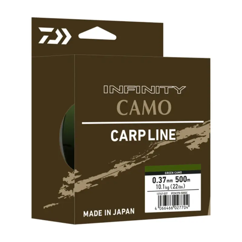Lichidare de stoc Fir Daiwa Infinity Camo, Green Camo, 0.41mm, 710m