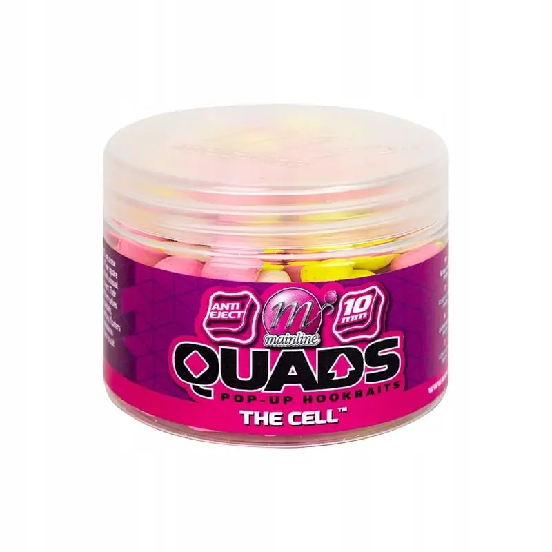 Pop Up Mainline Quads, The Cell, 10mm, 150ml Ofertă exclusivă