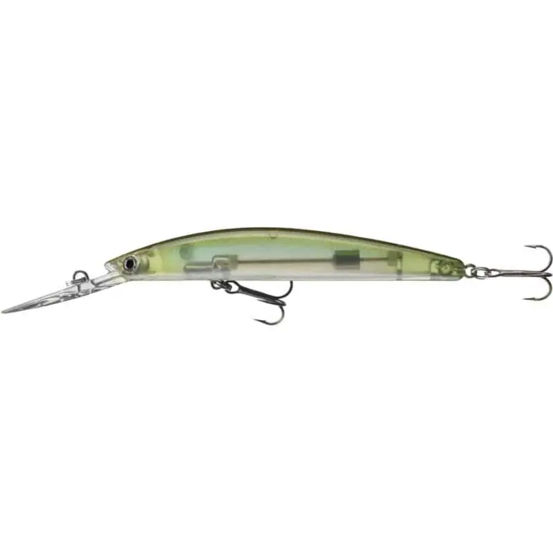 Bestseller Vobler Daiwa Tournament Double Clutch 75SP-G, See Through Shad
