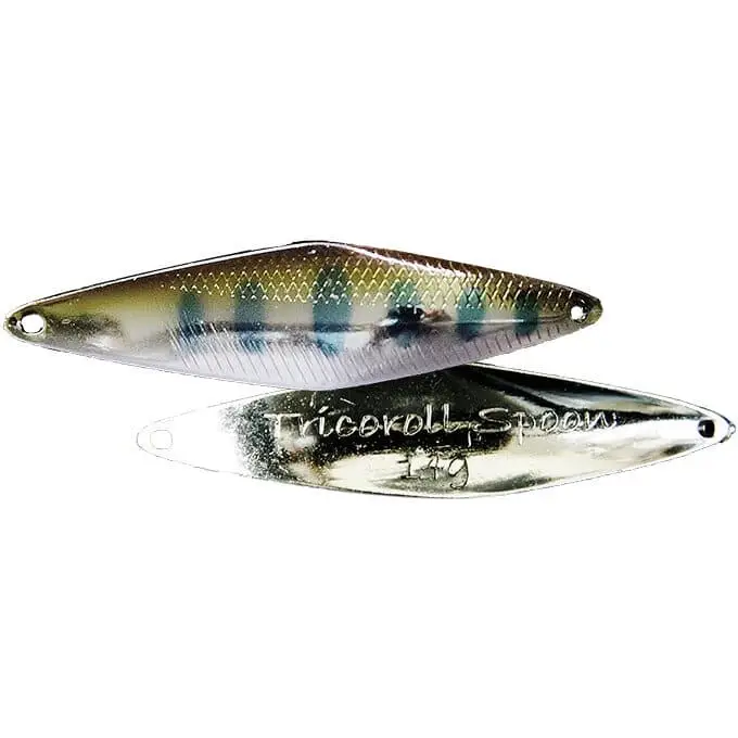 Lingurita Oscilanta Jackall Tricoroll, Silver Yamame, 7.4cm, 19g Plată sigură