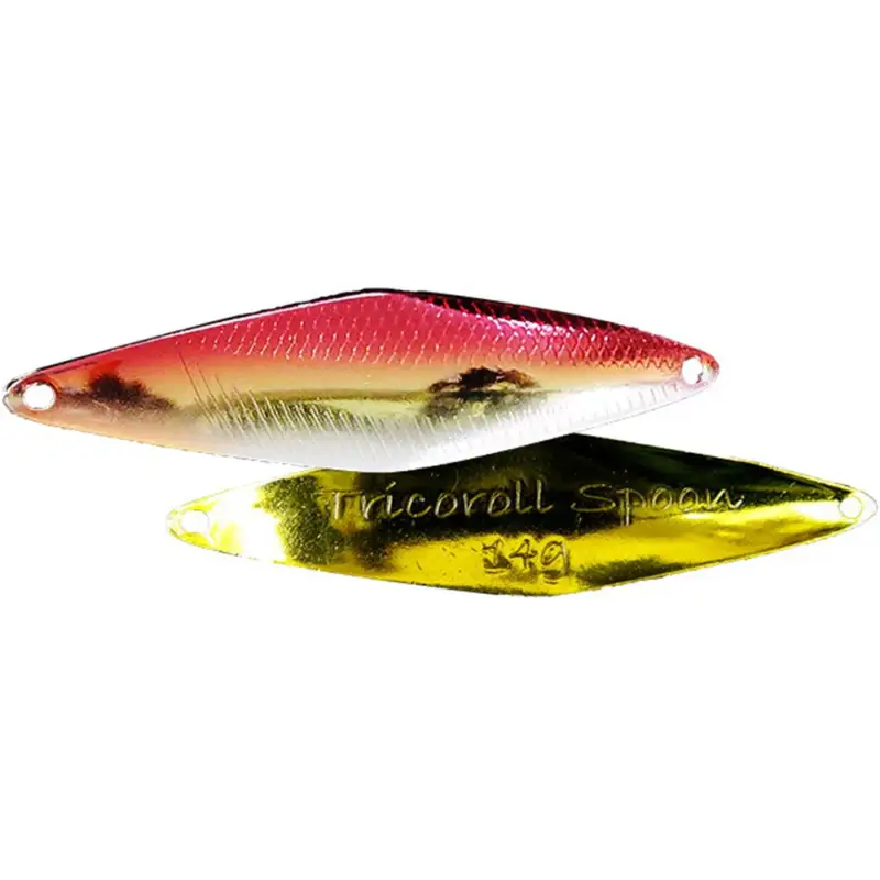 Ofertă limitată Lingurita oscilanta Jackall Tricoroll, Red Gold, 6.8cm, 14g