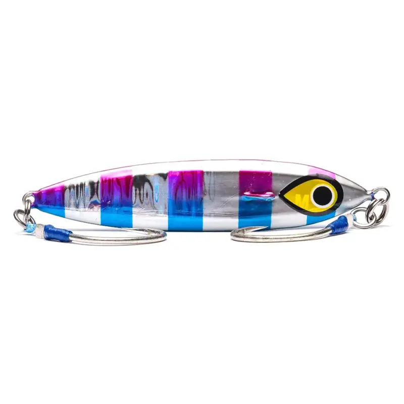 Plată securizată Jig Mustad Wingman, Silver Pink Blue, 150g