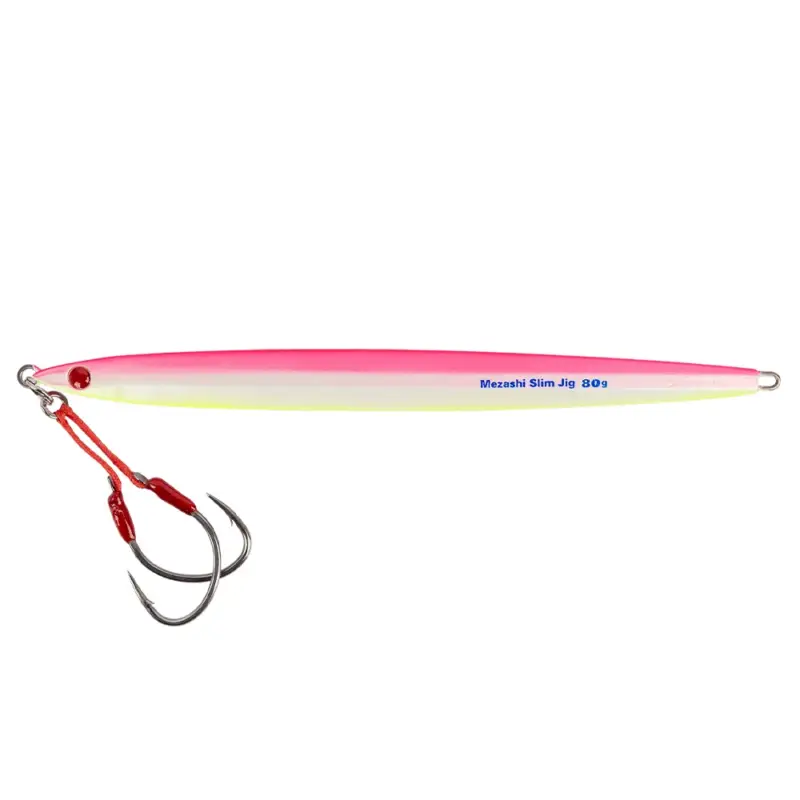 Reducere Jig Mustad Mezashi Slim, Glow Pink, 12.8cm, 40g