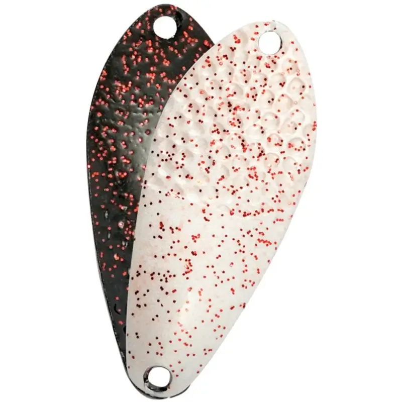 Reducere de preț Lingurita oscilanta Nomura Yato, Spotted White, 2.5cm, 1.6g