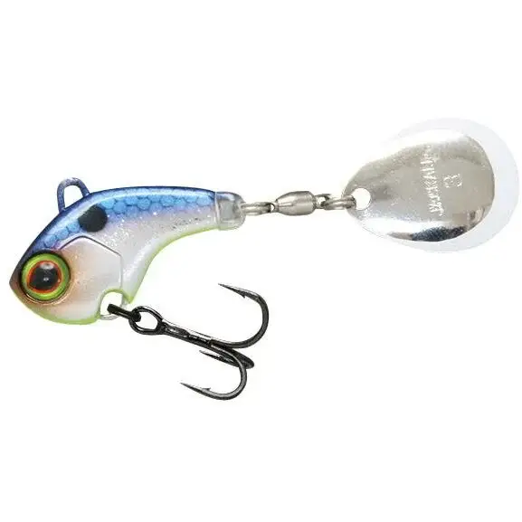 Spinnertail Jackall Deracoup Spinner, Devils Clear, 14g Super ofertă