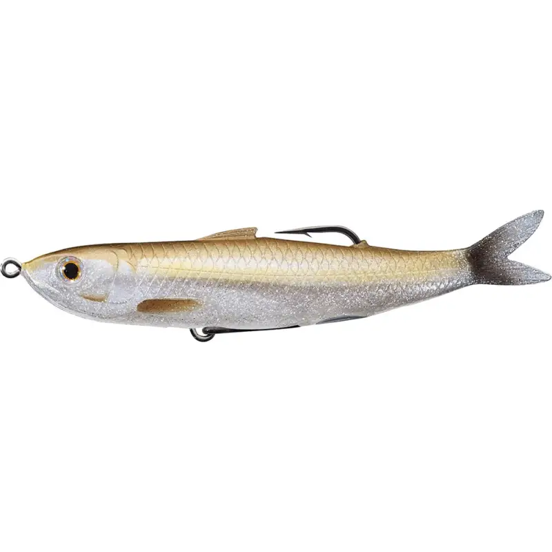 Preț redus Swimbait Livetarget Hollow Body Shiner, Amber Silver Flake, 11.5cm, 14g