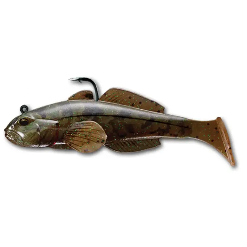 Preț promoțional Shad LiveTarget Goby Paddle Tail, Brown Pumpkin, 8cm, 14g, 3buc
