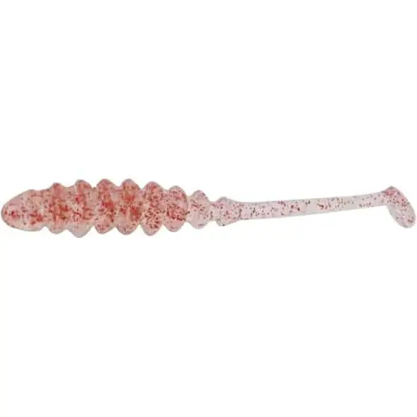 Shad Jackall Tidebeat, Clear Red Flakes, 3.8cm, 10buc Transport gratuit
