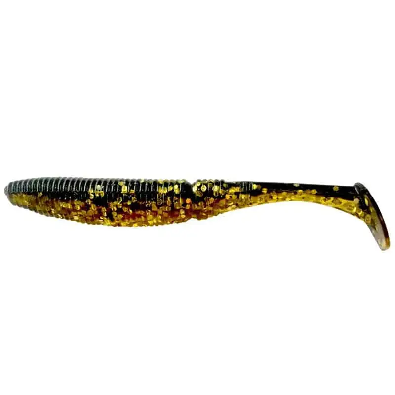 Comandă acum Shad Nomura Rolling, Golden Glitter, 10cm, 9g, 10buc