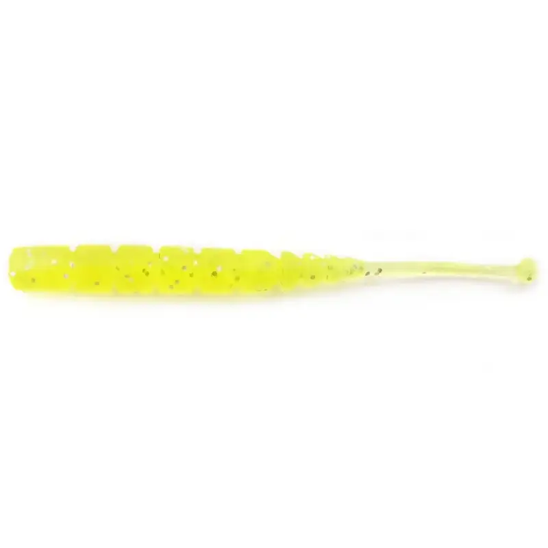 Ofertă de sezon Shad Mustad Aji Ball Tail, Clear Chartreuse, 5cm, 12buc